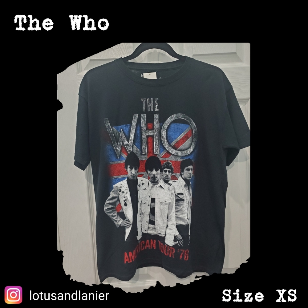 The Who American Tour "76" T-Shirt Sz XS
